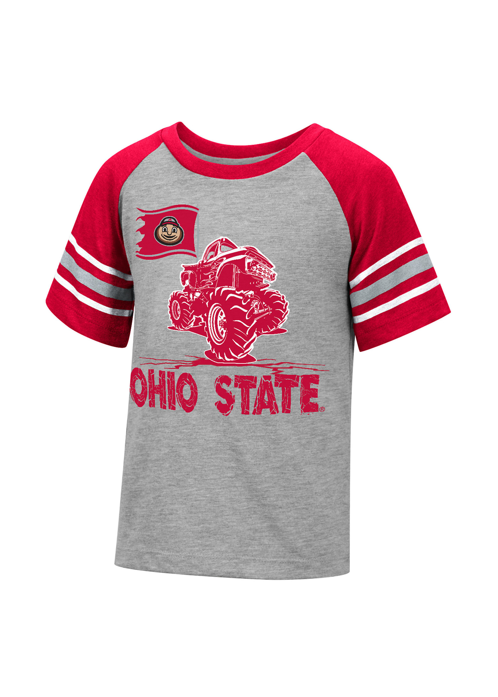 Colosseum Athletics Ohio State Buckeyes Toddler Monster Truck T-Shirt