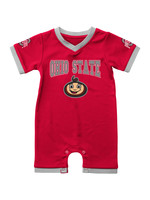 Colosseum Athletics Ohio State Buckeyes Red Infant Brutus Creeper