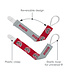 Ohio State Buckeyes 2 Pack Pacifier Clips