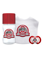 Ohio State Buckeyes 3 Piece Baby Gift Set