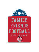 Blue 84 Ohio State Buckeyes Family, Friends, Football Sticker