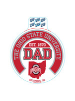 Blue 84 Ohio State Buckeyes Dad Sticker