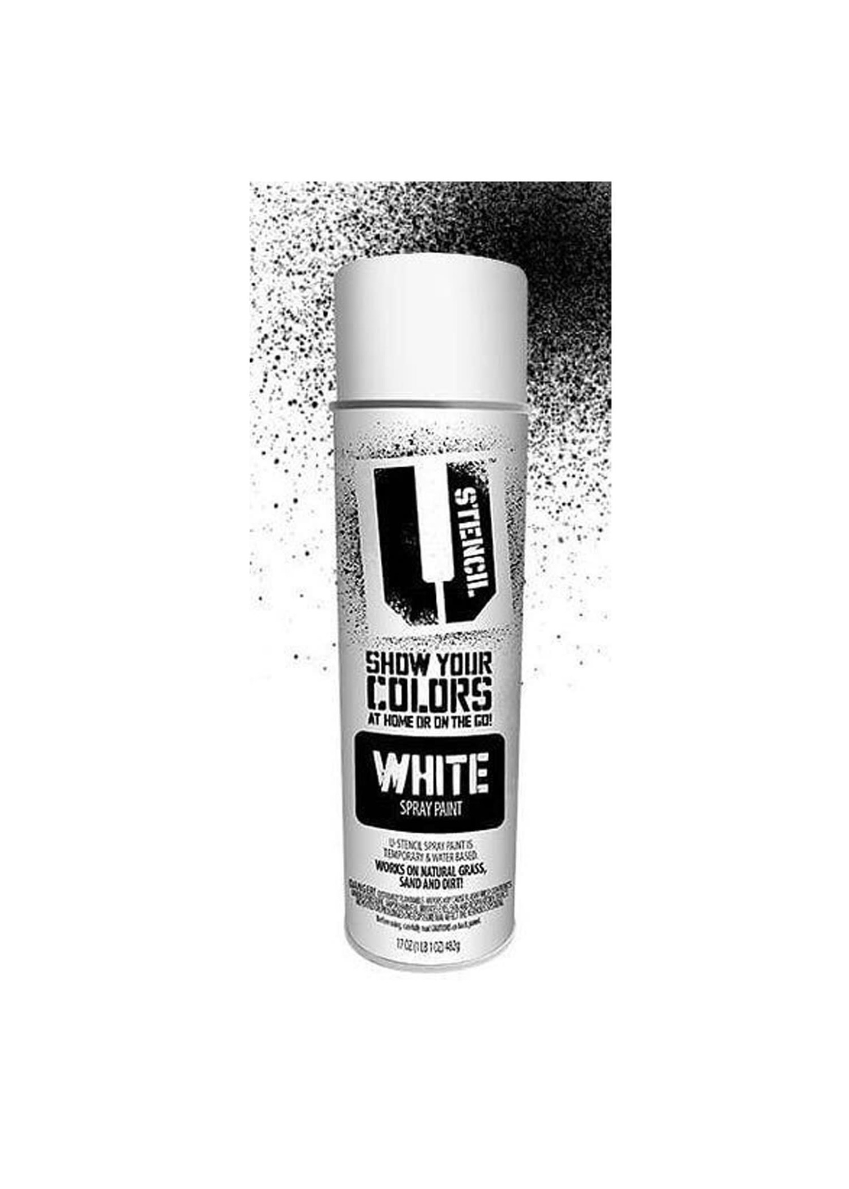 U-STENCIL White Spray Paint