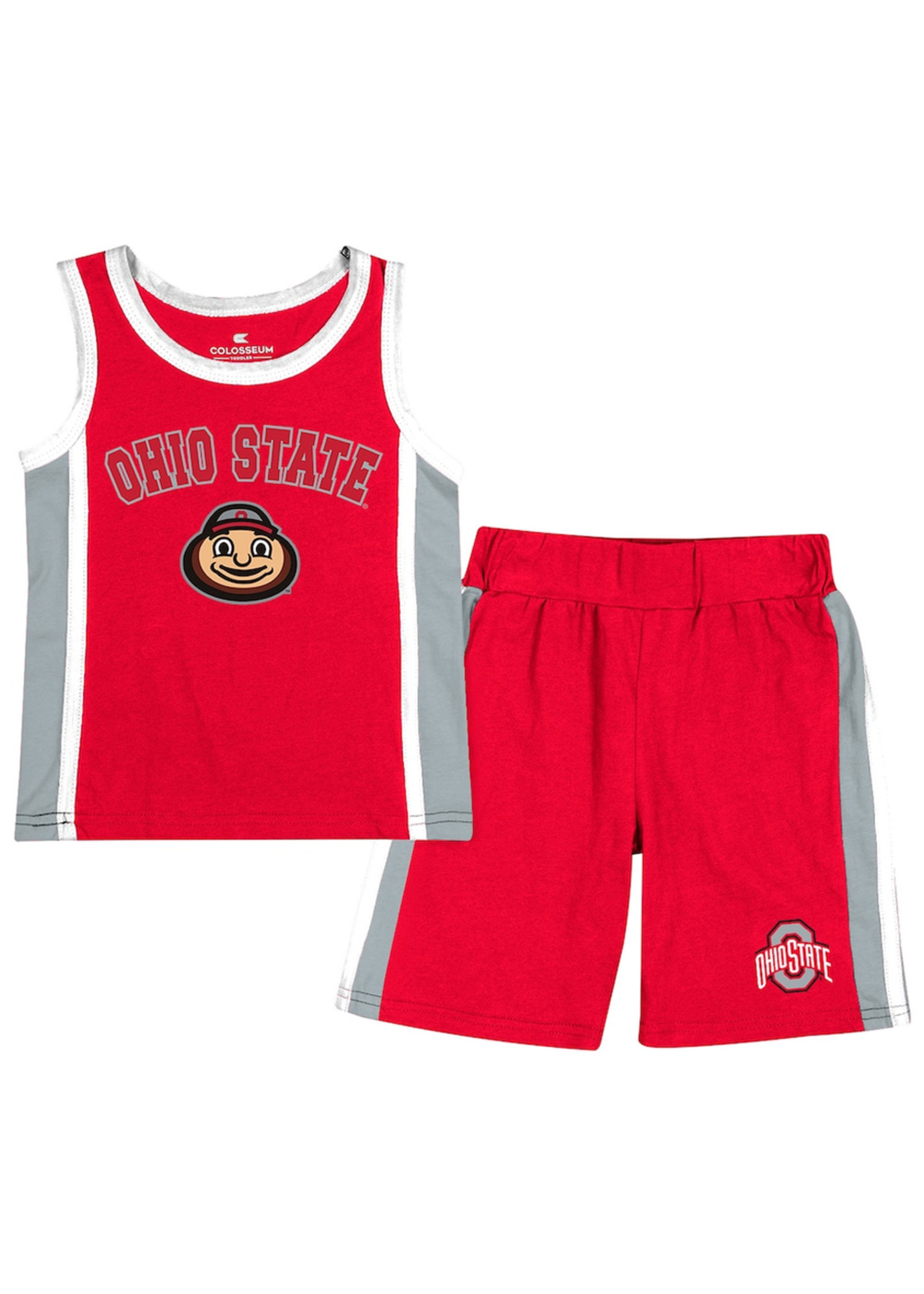 Colosseum Athletics Ohio State Buckeyes Toddler Do Right Tank Top & Shorts Set