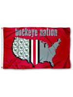 Ohio State Buckeyes "Buckeye Nation" Flag - 3x5