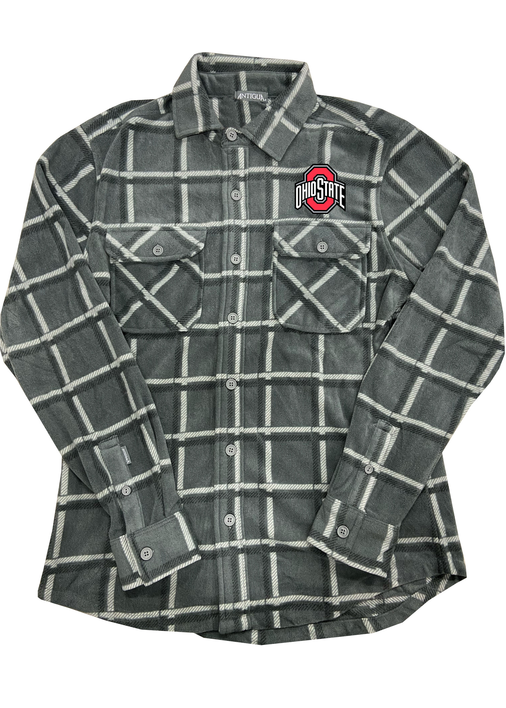 ANTIGUA Ohio State Buckeyes Industry Flannel Shirt