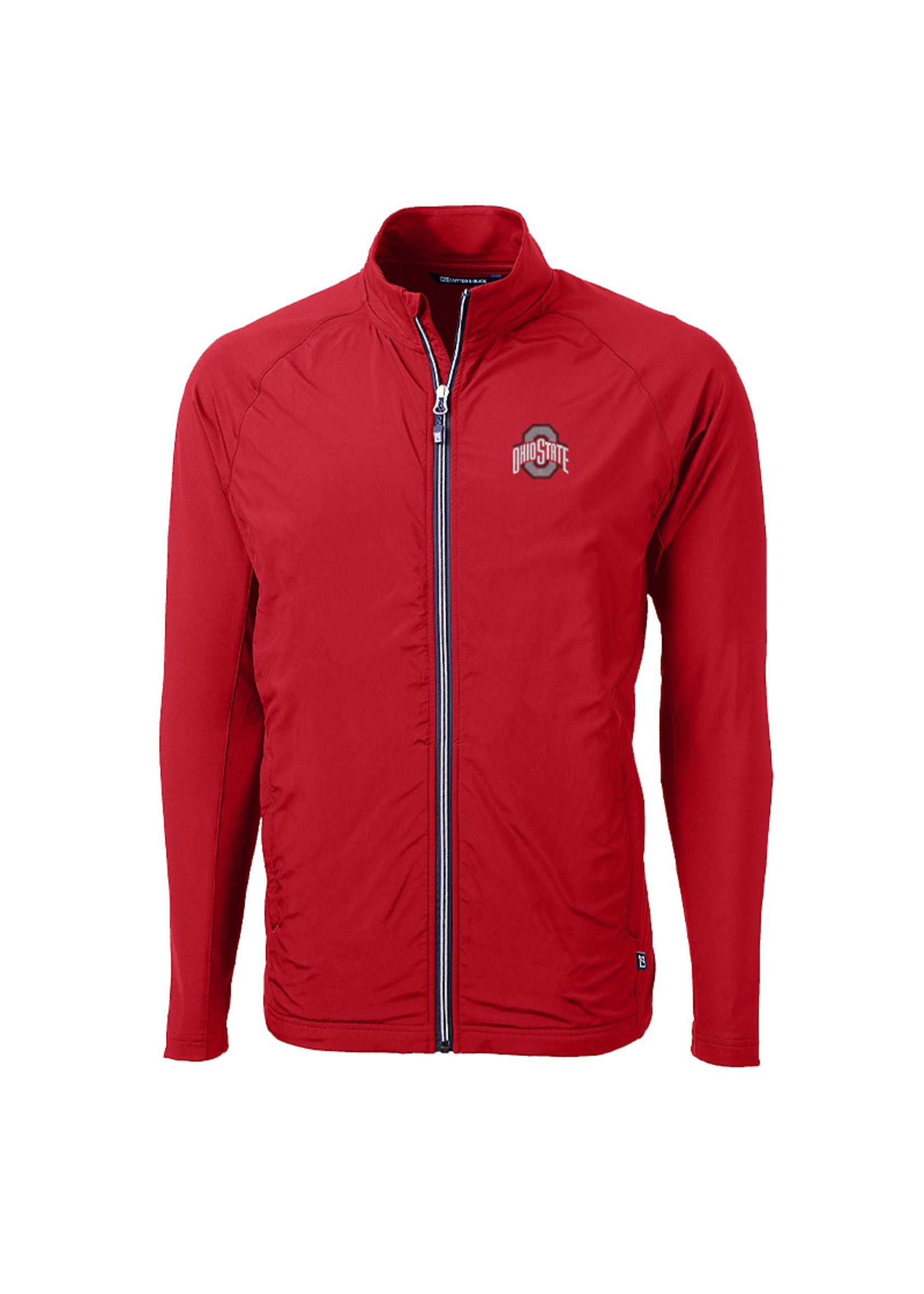 Cutter & Buck Ohio State Buckeyes Adapt Eco Lightweight Jacket - BIG