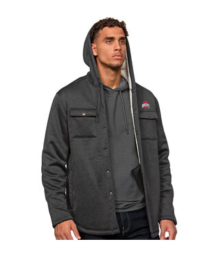 ANTIGUA Ohio State Buckeyes Charcoal Bond Medium Weight Jacket