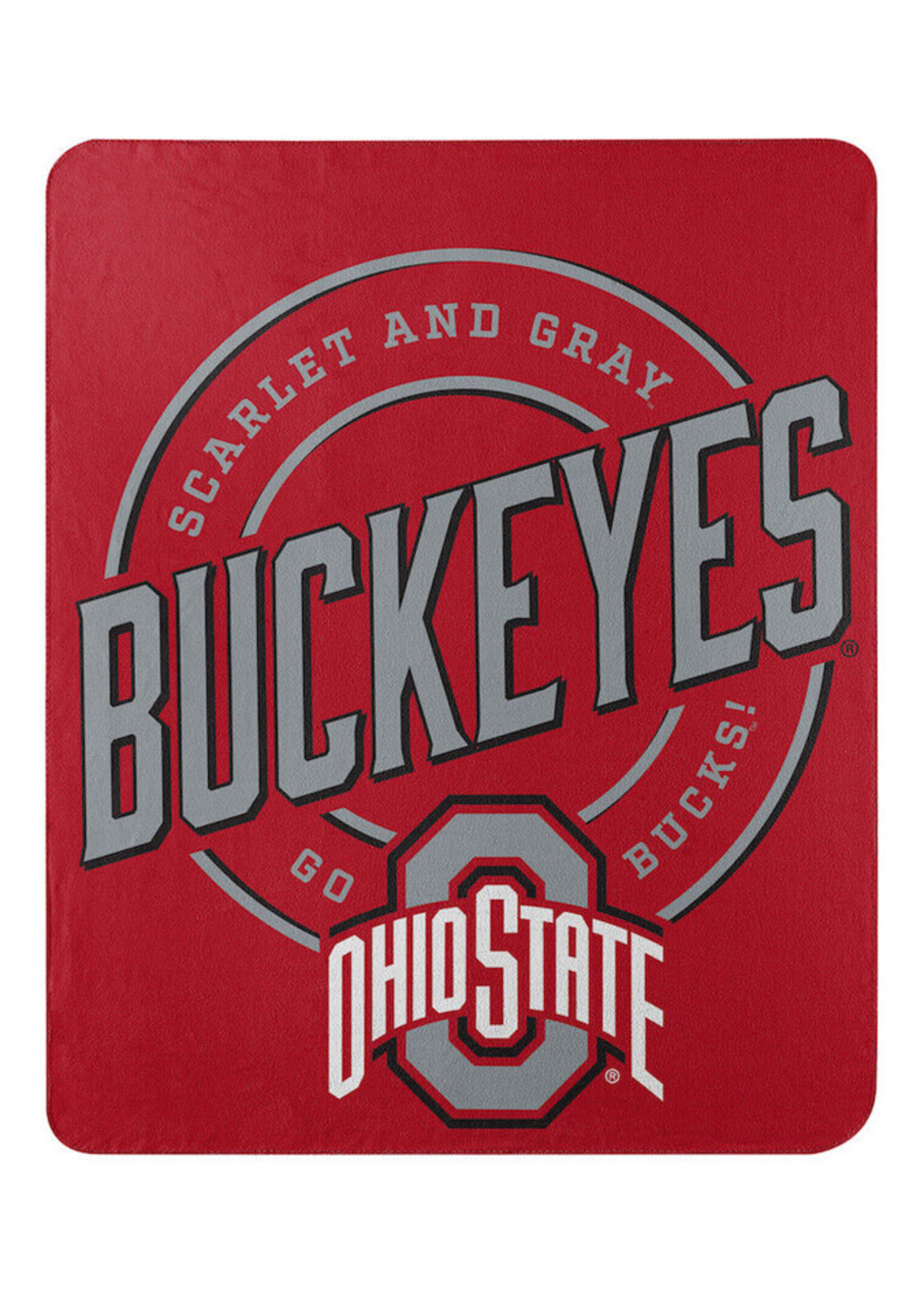 Ohio State Buckeyes Fleece Throw - 50x60