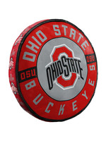 Ohio State Buckeyes Round Logo Cloud Pillow