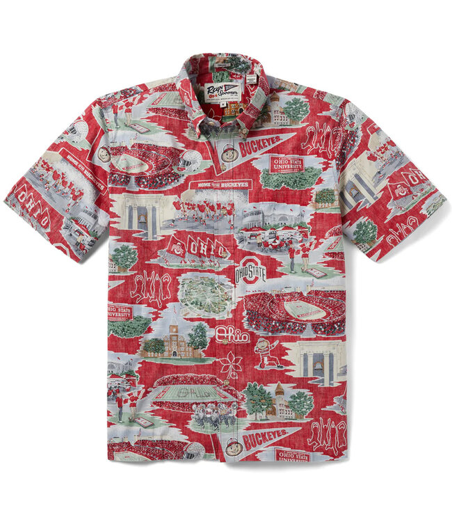 Ohio State Buckeyes Scenic Button Down Shirt