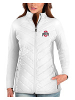 ANTIGUA Ohio State Buckeyes Antigua Women's Altitude Full-Zip Puffer Jacket
