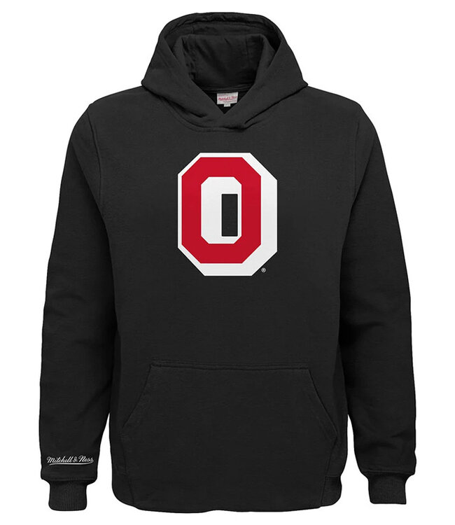 MITCHELL & NESS Ohio State Buckeyes Youth Black Retro Logo Hoodie