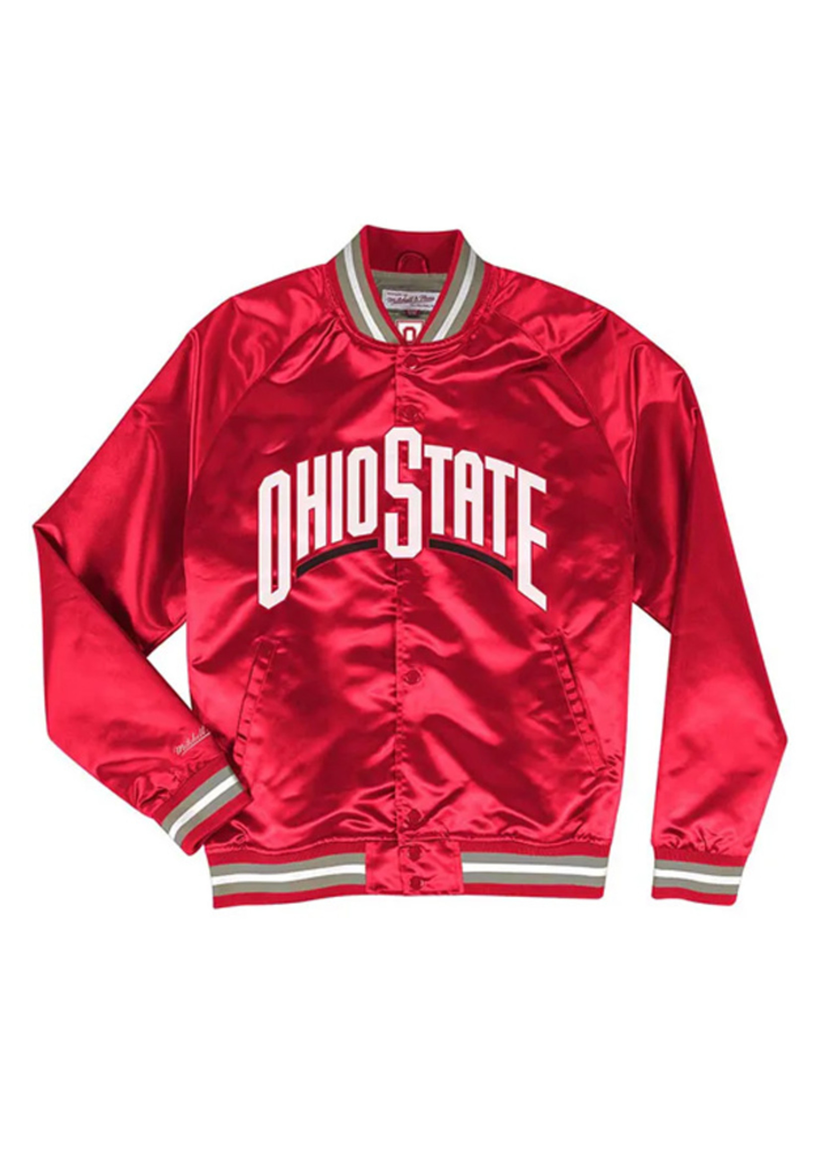 MITCHELL & NESS Ohio State Buckeyes Youth Lightweight Satin Jacket