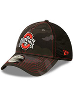 NEW ERA Ohio State Buckeyes Black Camo 39Thirty Flex Hat