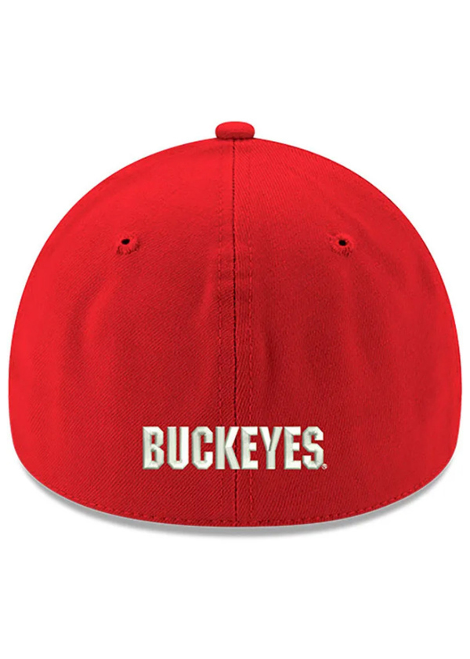 NEW ERA Ohio State Buckeyes Red Team Classic 39Thirty Flex Hat