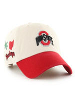 47 Brand Ohio State Buckeyes Logo '47 Clean Up Adjustable Hat