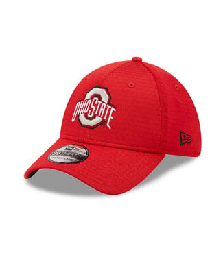 NEW ERA Ohio State Buckeyes Men's Red Essential 39THIRTY Flex Hat