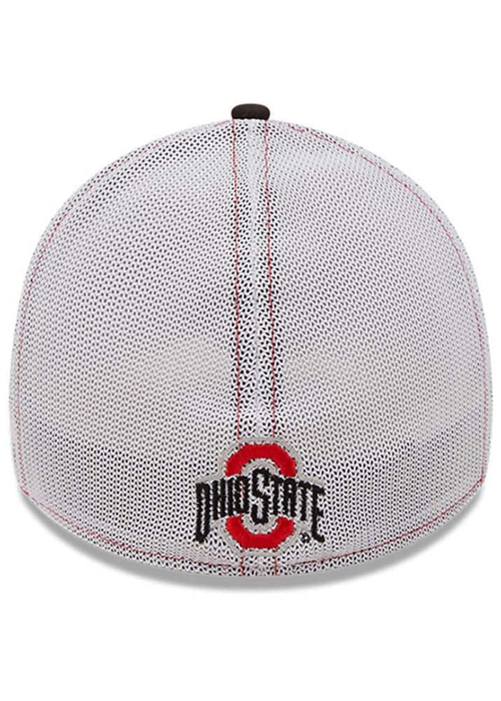 NEW ERA Ohio State Buckeyes Red Team Banded 39THIRTY Flex Hat