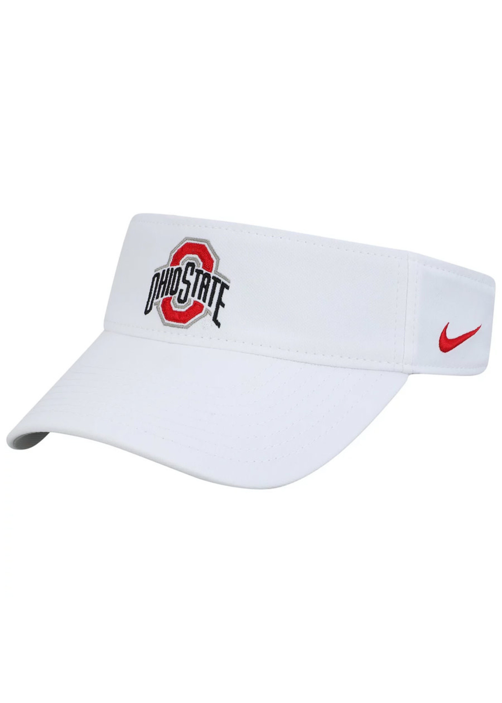 Nike Ohio State Buckeyes White Performance Team Visor