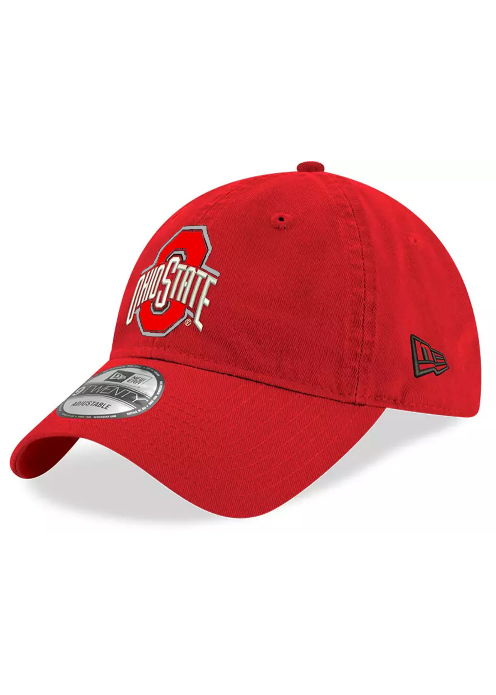 NEW ERA Ohio State Buckeyes Red Athletic O Adjustable Hat
