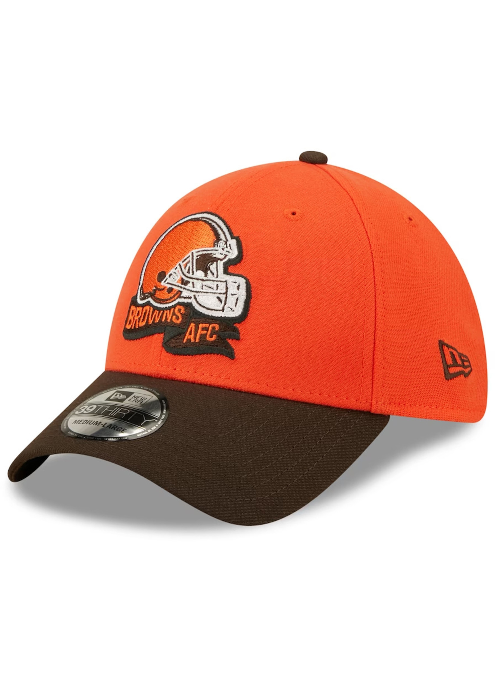 Cleveland Browns New Era Orange Sideline 39THIRTY Flex Hat