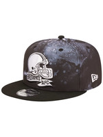 NEW ERA Cleveland Browns Sideline Ink Dye 9Fifty Black Adjustable Hat