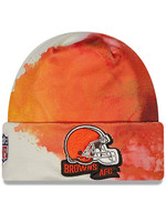 NEW ERA Cleveland Browns New Era 2022 Sideline Ink Dye Cuffed Knit Hat