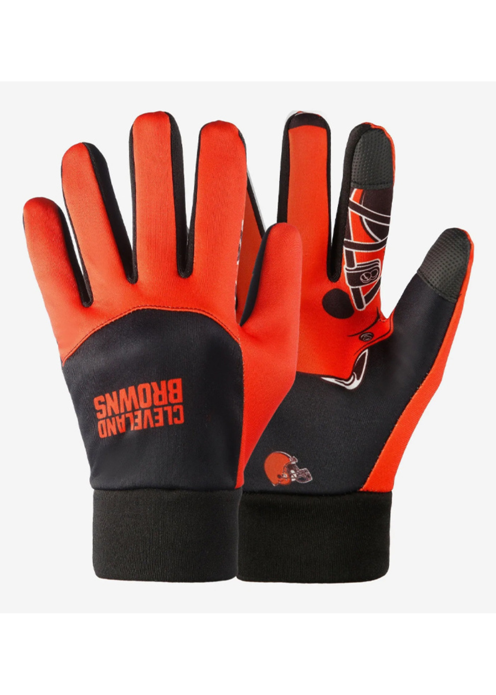 Cleveland Browns Palm Logo Texting Gloves