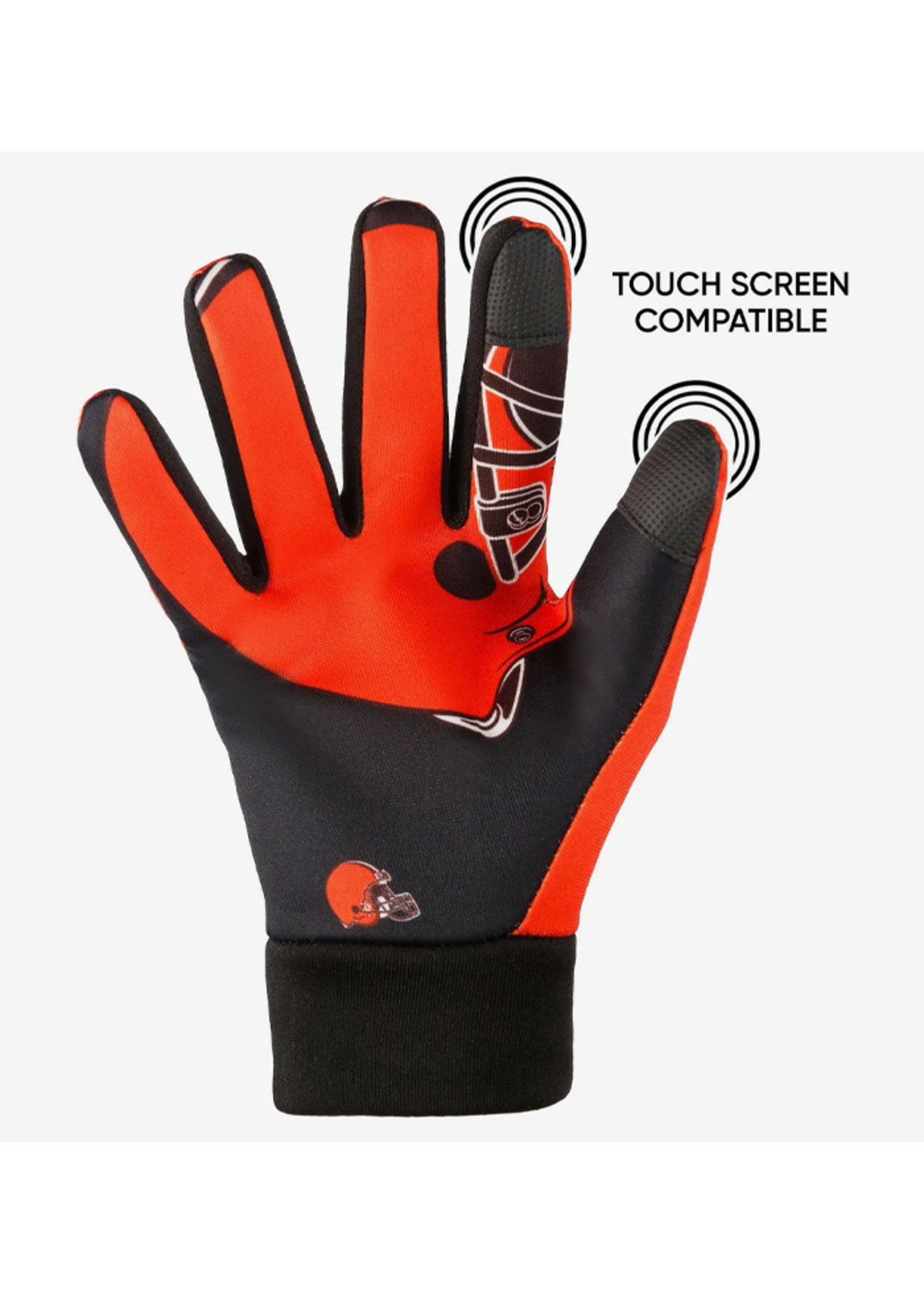 Cleveland Browns Palm Logo Texting Gloves