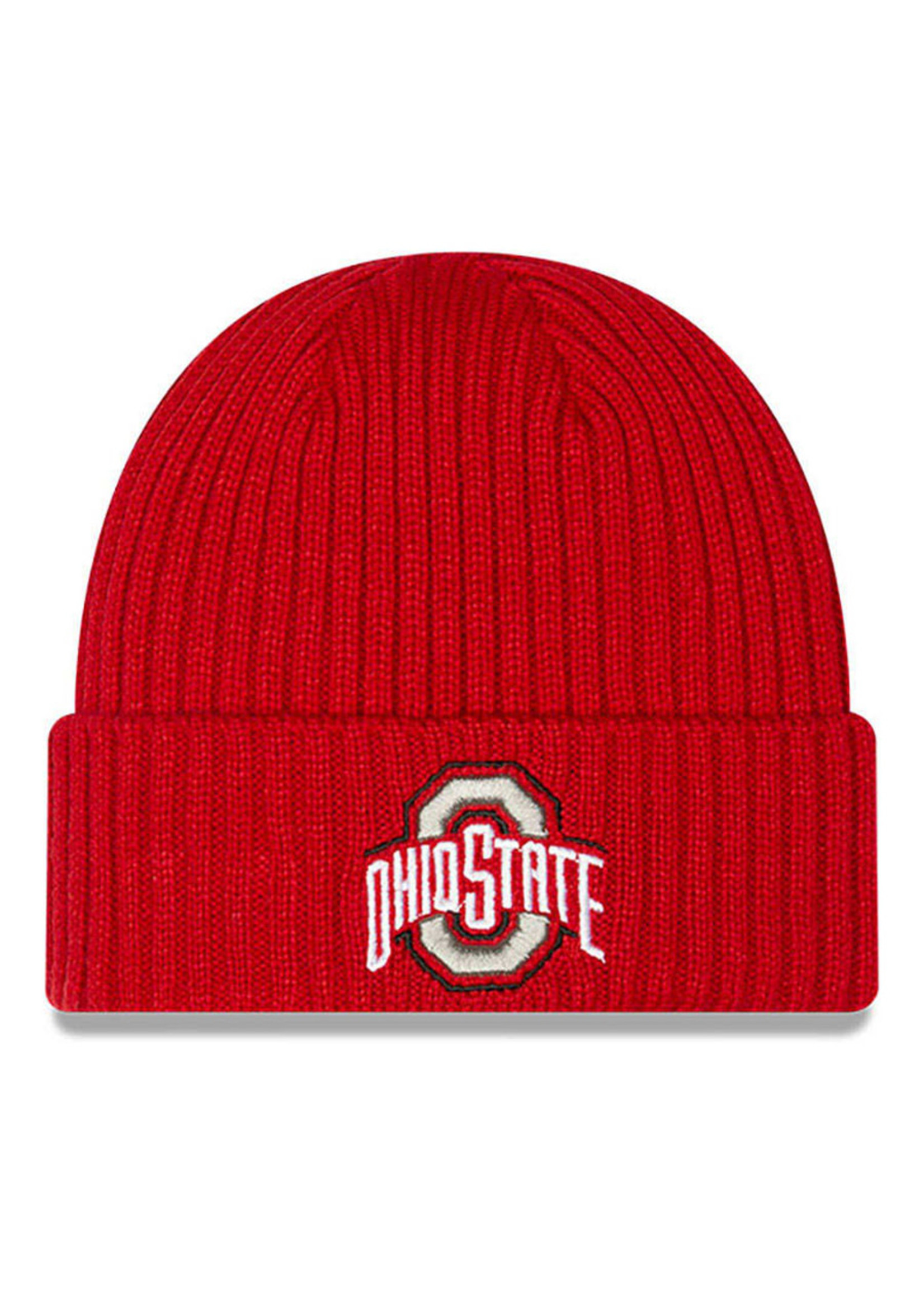 NEW ERA Ohio State Buckeyes Red Core Classic Knit Hat