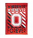 Ohio State Buckeyes 3' x 5' Forever Fan Double-Sided House Flag