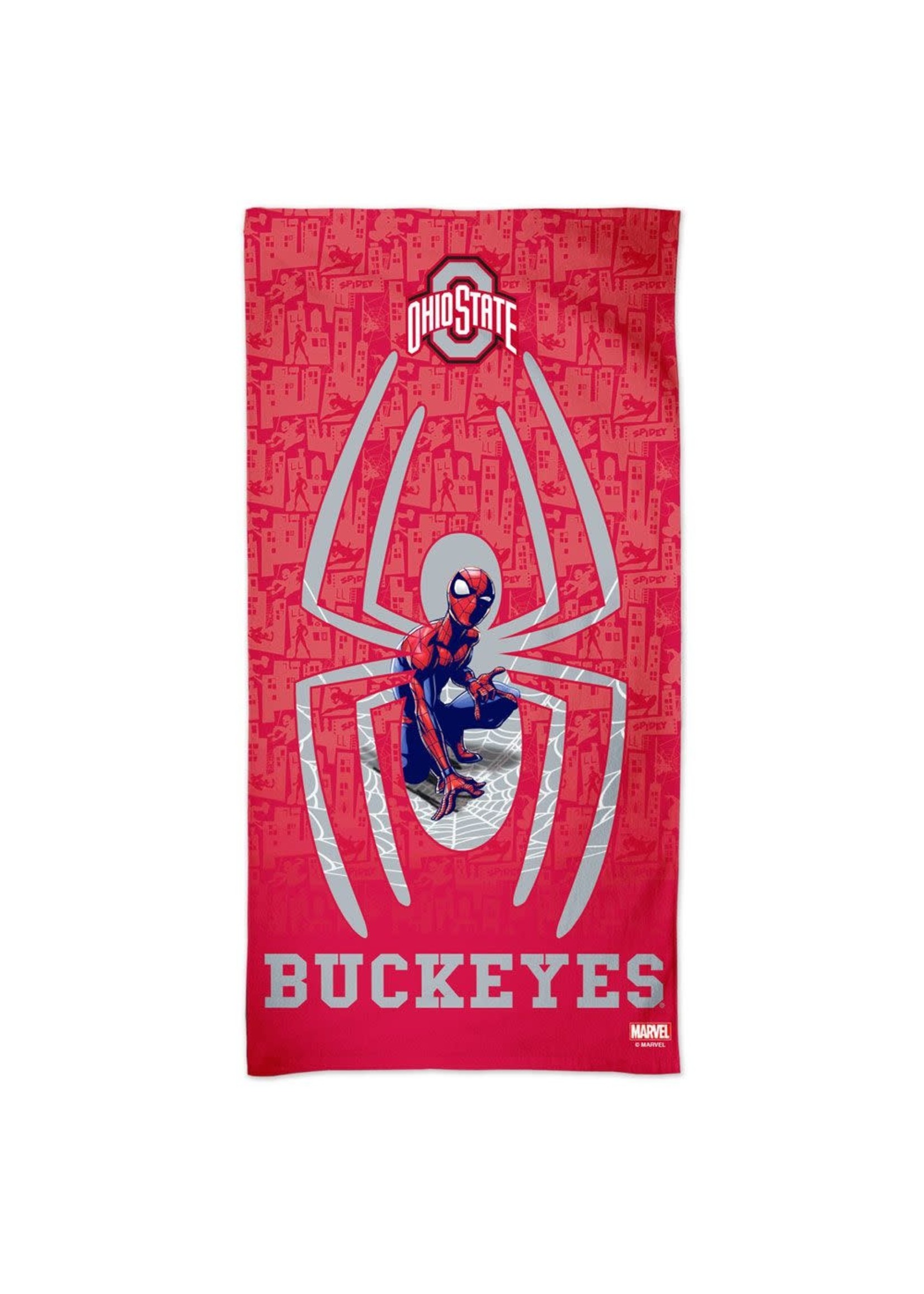Wincraft Ohio State Buckeyes Spider-Man Beach Towel