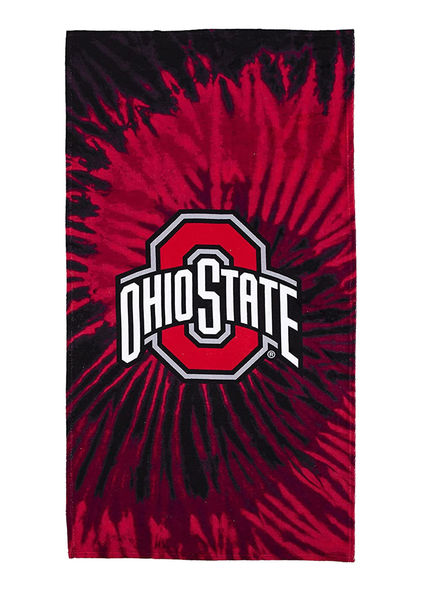 Ohio State Buckeyes Psychedelic Beach Towel