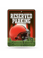 Cleveland Browns Metal Reserved Parking Sign