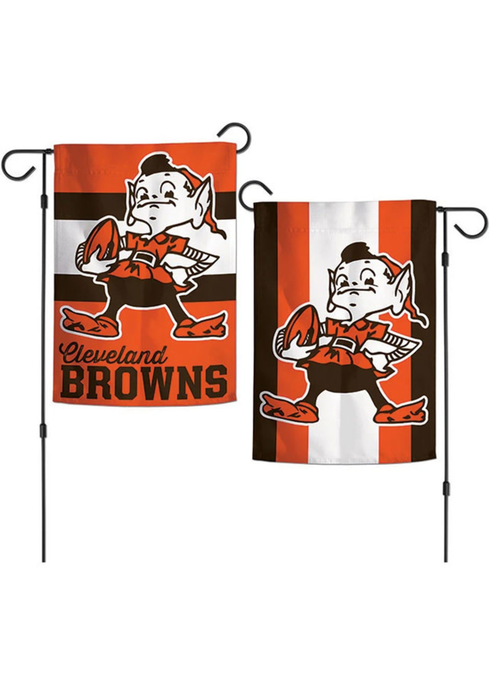 Cleveland Browns Brownie 2 -Sided Garden Flag - Everything Buckeyes