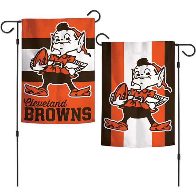 Cleveland Browns Brownie 2 Sided Garden Flag Everything Buckeyes