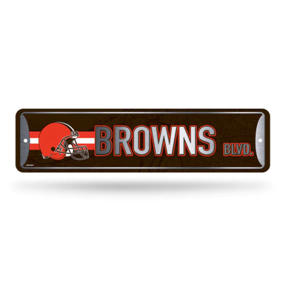 NFL Cleveland Browns Sports Bar Metal Sign