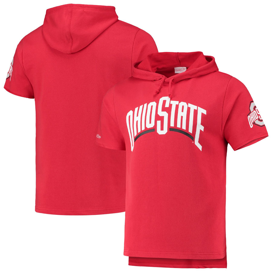 Ohio state short sleeve hoodie hotsell