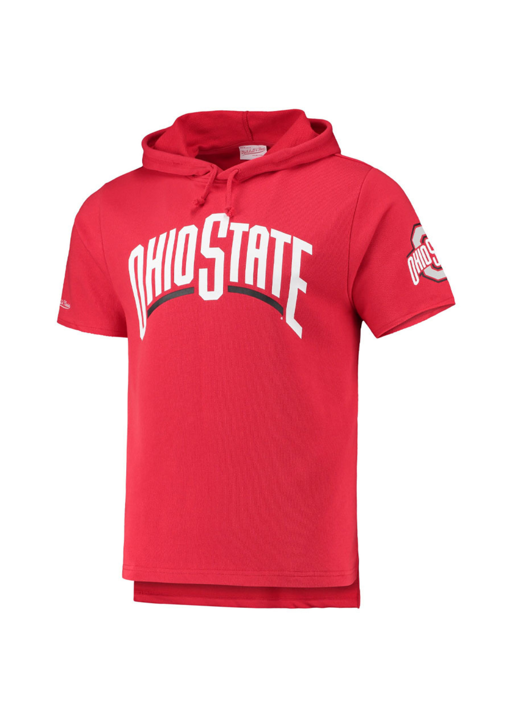 MITCHELL & NESS Ohio State Buckeyes Gameday Short Sleeve Pullover Hoodie