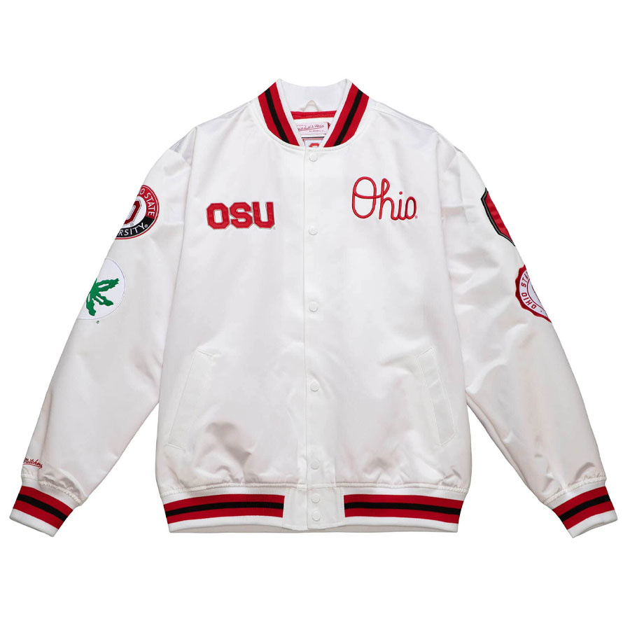 OH Medium Stripes and Lining Varsity Style Jacket