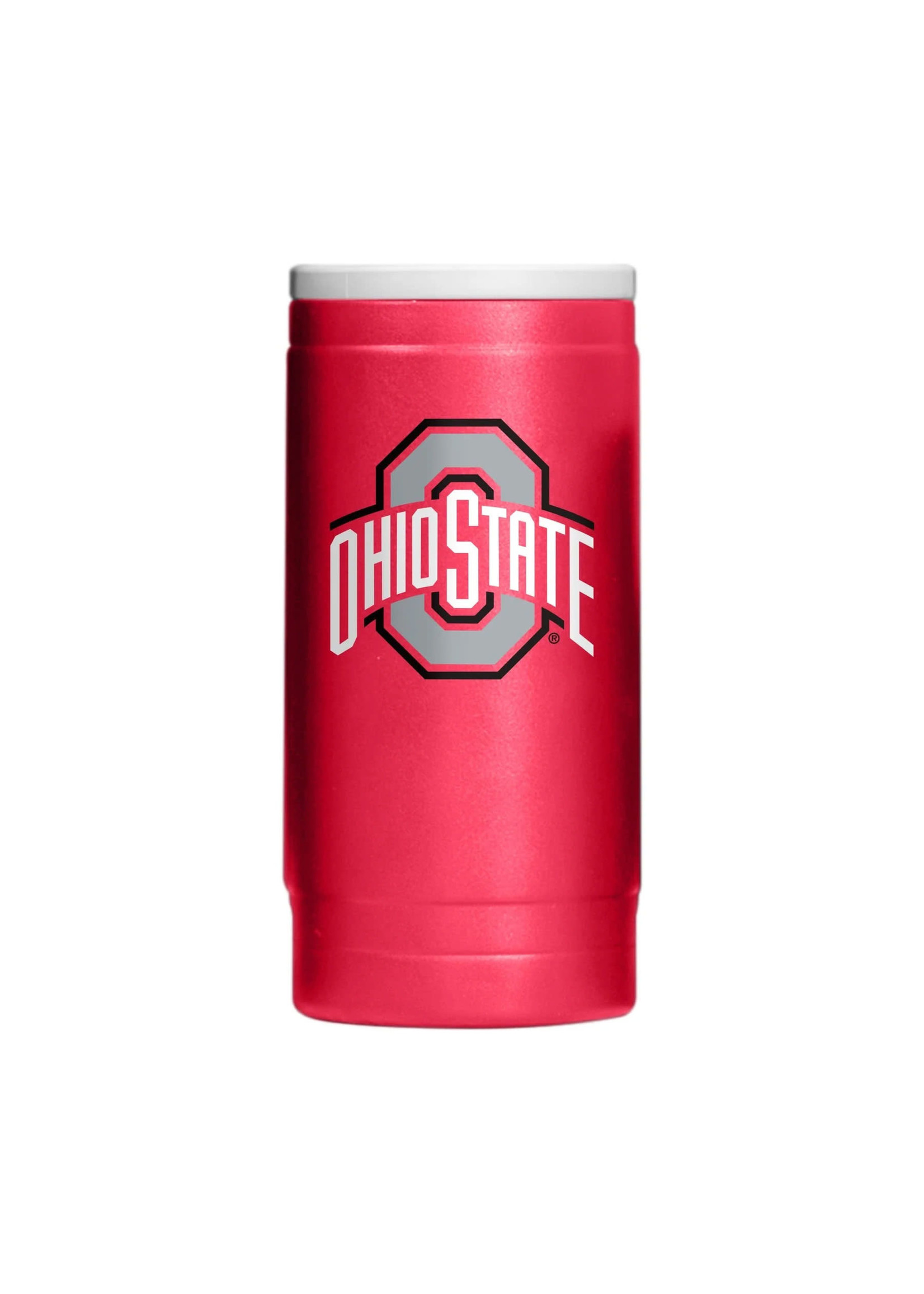 Ohio State Flipside Powder Coat Slim Can Coolie