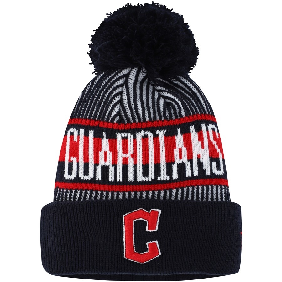 CLEVELAND GUARDIANS KNITSTRIPED BEANIE Everything Buckeyes