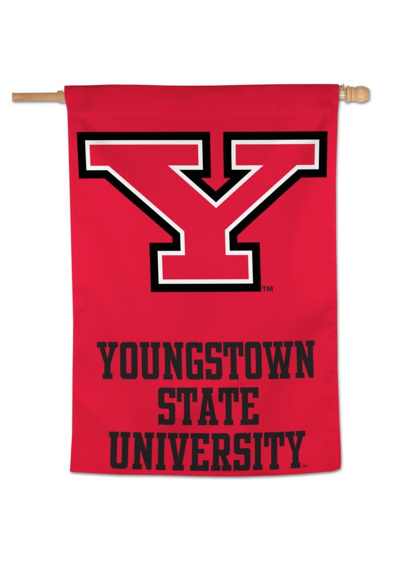 Wincraft YOUNGSTOWN STATE PENGUINS VERTICAL FLAG 28X40
