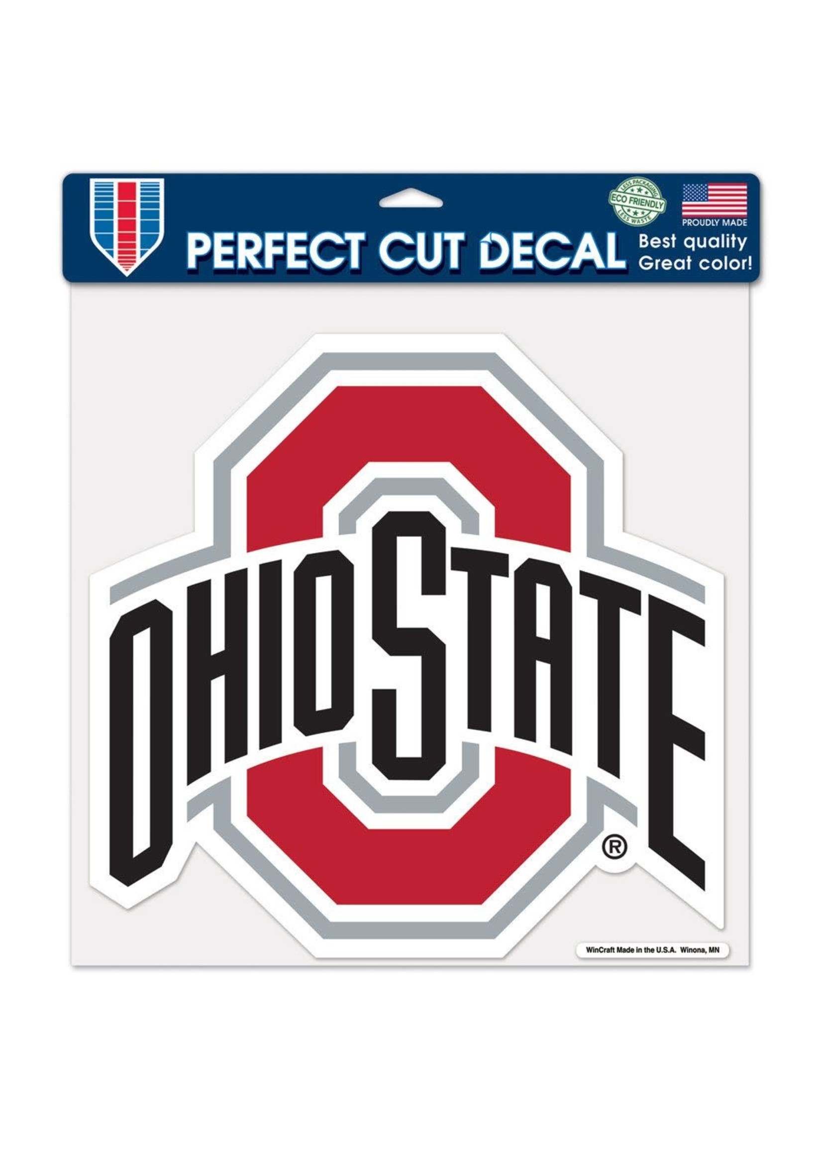 Wincraft OHIO STATE PERFECT CUT COLOR DECAL 12X12