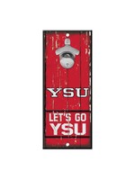 Wincraft Youngstown State Penguins Bottle Opener Sign 5x11