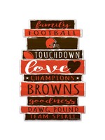 Wincraft Cleveland Browns Family Sign