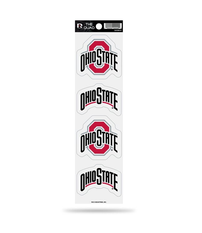 Ohio State Buckeyes Decals - 4pk