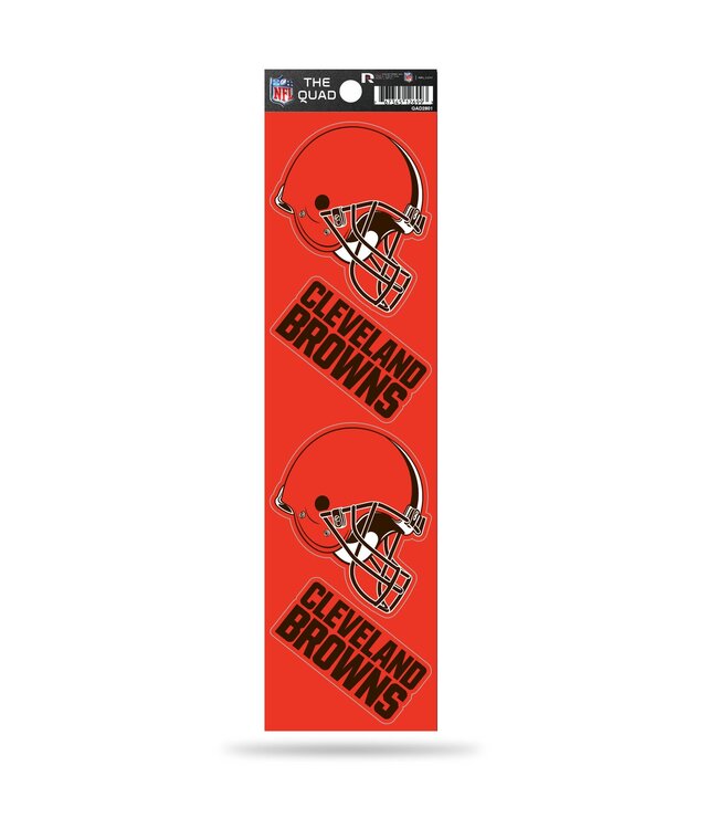 Cleveland Browns The Quad Decal Set