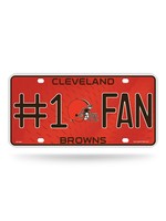 Cleveland Browns #1 Fan License Plate